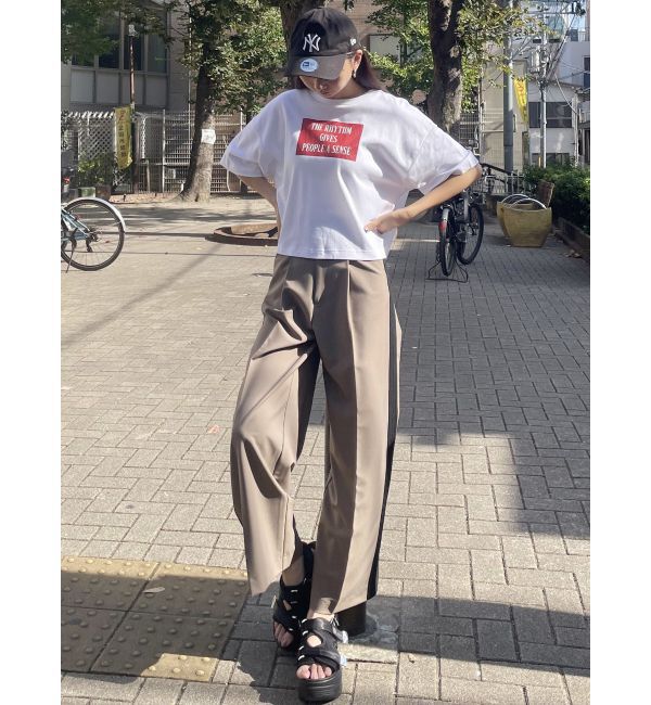 MURUA「ボックスプリントTシャツ」|Tシャツ・カットソー|