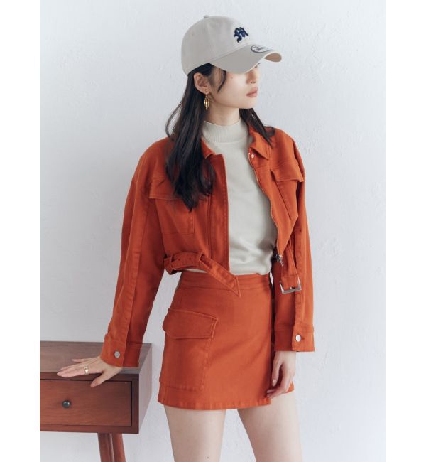 MURUA「クロップドGジャン」|デニムジャケット|