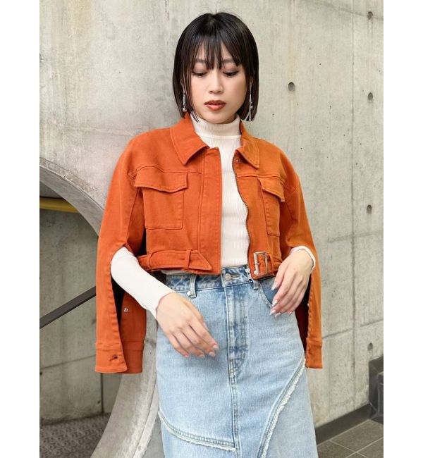 MURUA「クロップドGジャン」|デニムジャケット|