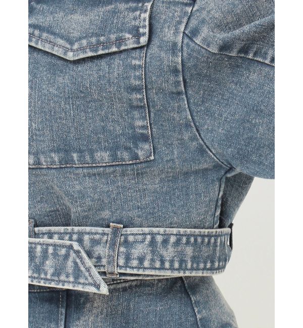 MURUA「クロップドGジャン」|デニムジャケット|
