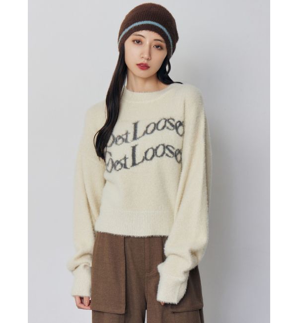 MURUA「ミニシャギーロゴニット」|ニット・セーター|