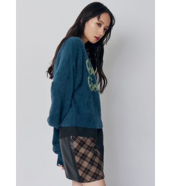 MURUA「ミニシャギーロゴニット」|ニット・セーター|