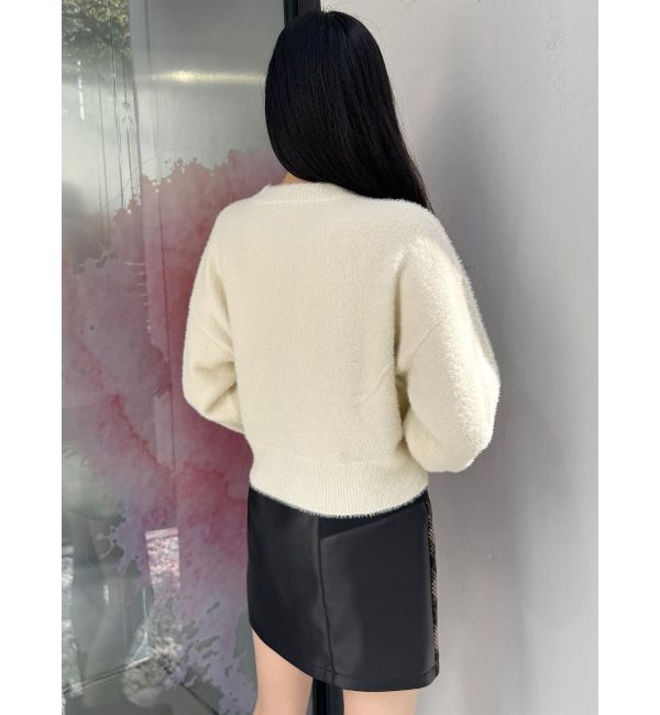 MURUA「ミニシャギーロゴニット」|ニット・セーター|