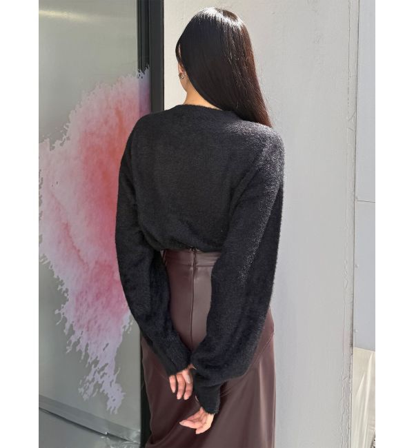 MURUA「ミニシャギーロゴニット」|ニット・セーター|