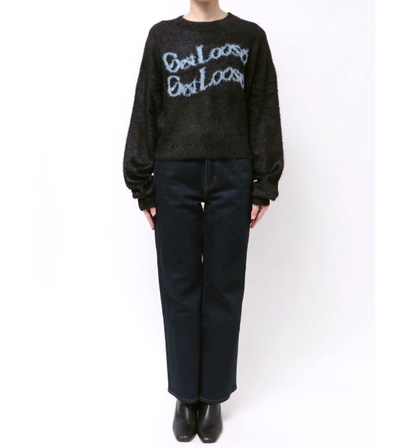 MURUA「ミニシャギーロゴニット」|ニット・セーター|