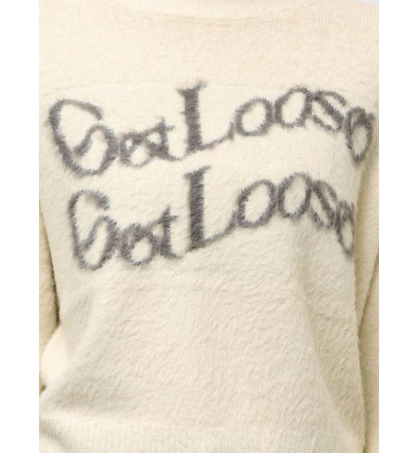 MURUA「ミニシャギーロゴニット」|ニット・セーター|