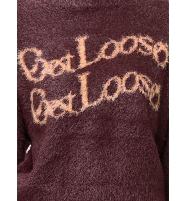 MURUA「ミニシャギーロゴニット」|ニット・セーター|