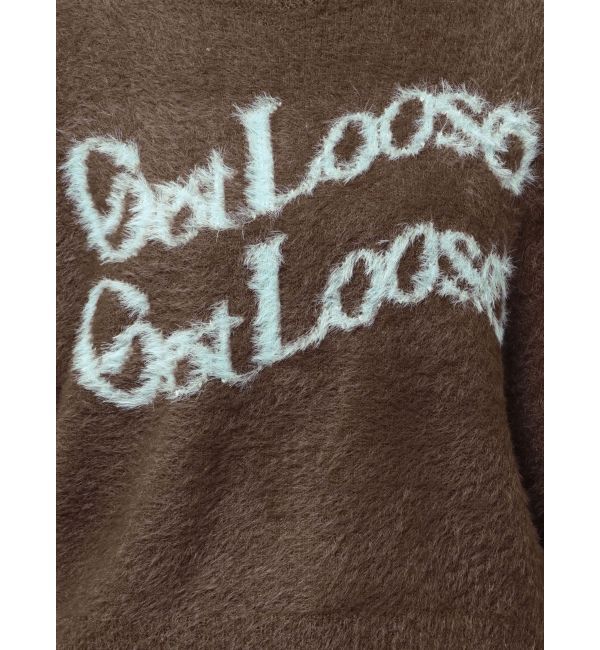 MURUA「ミニシャギーロゴニット」|ニット・セーター|