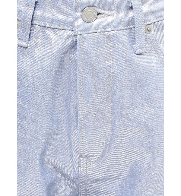 Ungrid「メタリックストレートデニム」|デニム|