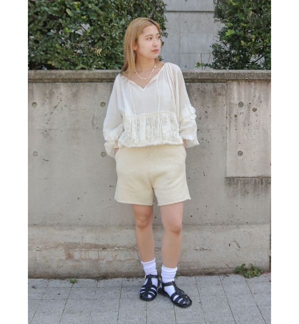 Ungrid「ニットハーフパンツ」|その他|