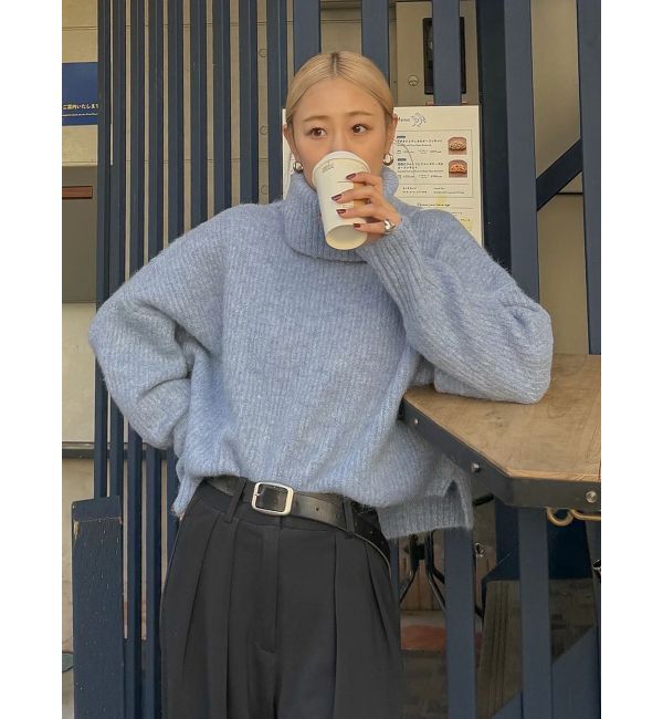 Ungrid「ハイネックルーズニット」|ニット・セーター|