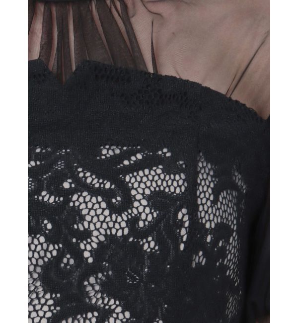 LAGUNAMOON「LADYフラワージャガードレースワンピース」|ワンピース|