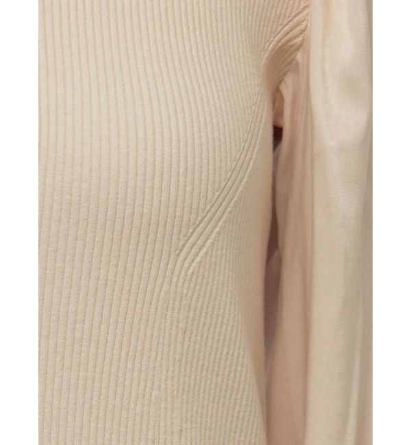 LAGUNAMOON「シャツカラードッキングニットワンピース」|ワンピース|