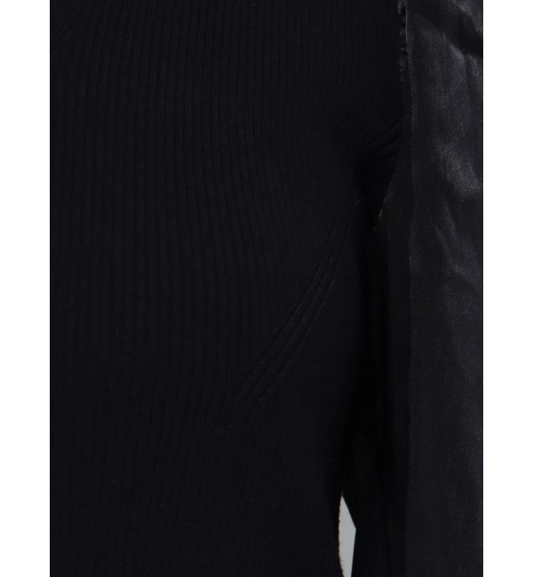 LAGUNAMOON「シャツカラードッキングニットワンピース」|ワンピース|