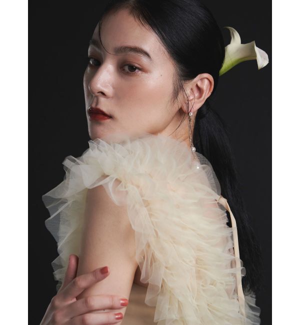 LAGUNAMOON「LADYショルダーチュールIラインドレス」|ドレス|