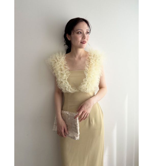 LAGUNAMOON「LADYショルダーチュールIラインドレス」|ドレス|