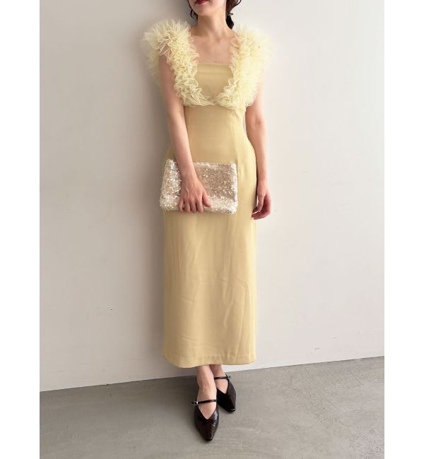 LAGUNAMOON「LADYショルダーチュールIラインドレス」|ドレス|