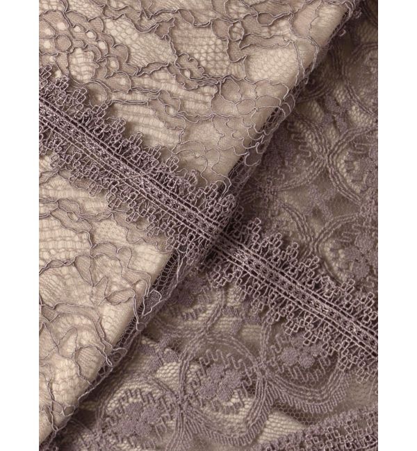 LAGUNAMOON「【復刻】LADYショルダーギャザーレースマキシワンピース」|ワンピース|