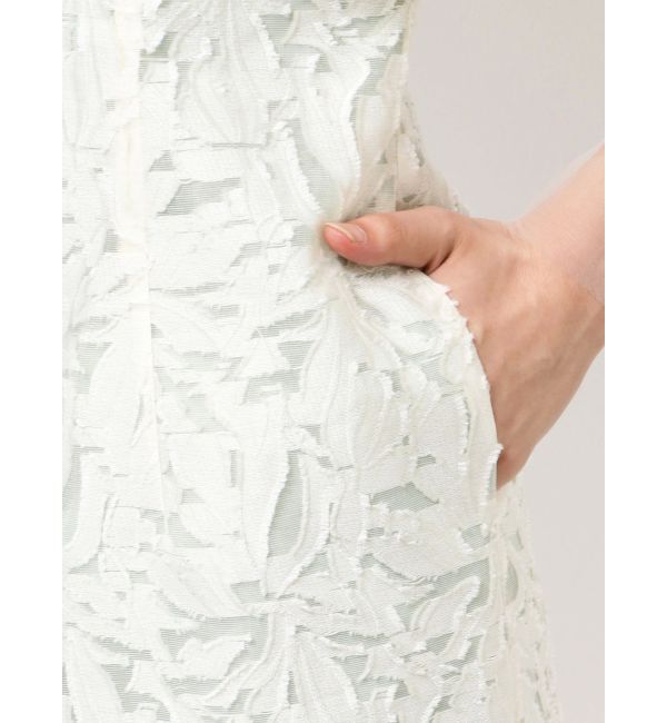 LAGUNAMOON「LADYボリュームチュールジャガードドレス」|ドレス|