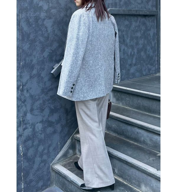 LAGUNAMOON「ツイードダブルテーラードジャケット」|テーラードジャケット|