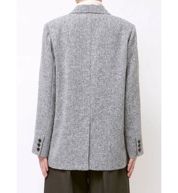 LAGUNAMOON「ツイードダブルテーラードジャケット」|テーラードジャケット|