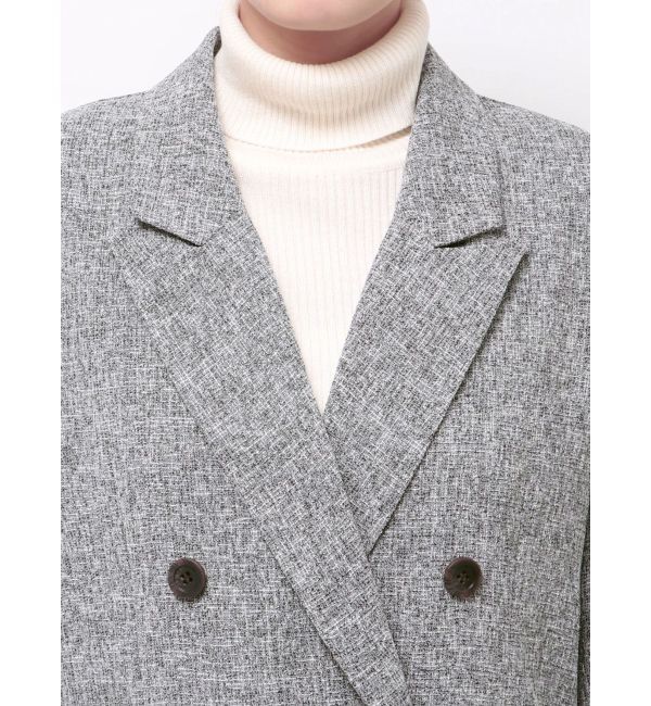 LAGUNAMOON「ツイードダブルテーラードジャケット」|テーラードジャケット|