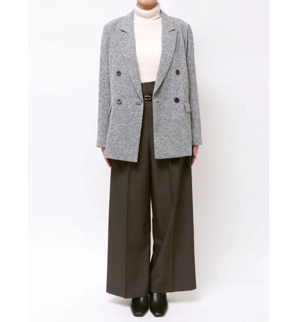LAGUNAMOON「ツイードダブルテーラードジャケット」|テーラードジャケット|