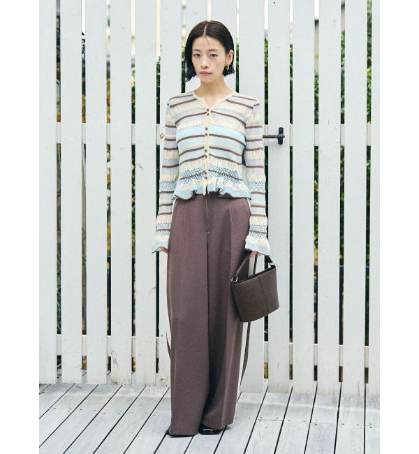 LAGUNAMOON「フロントジップラインパンツ」|その他|