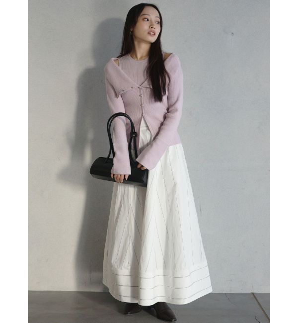 LAGUNAMOON「オフショルニットアンサンブル」|ニット・セーター|