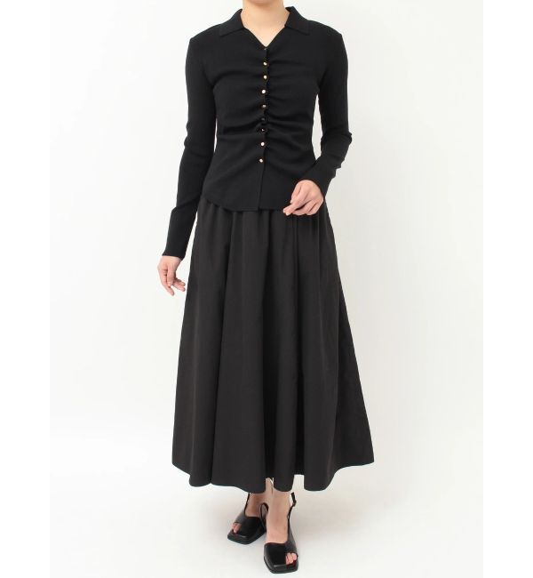 LAGUNAMOON「ギャザーデザインニット&times;スカートセットアップ」|ワンピース|