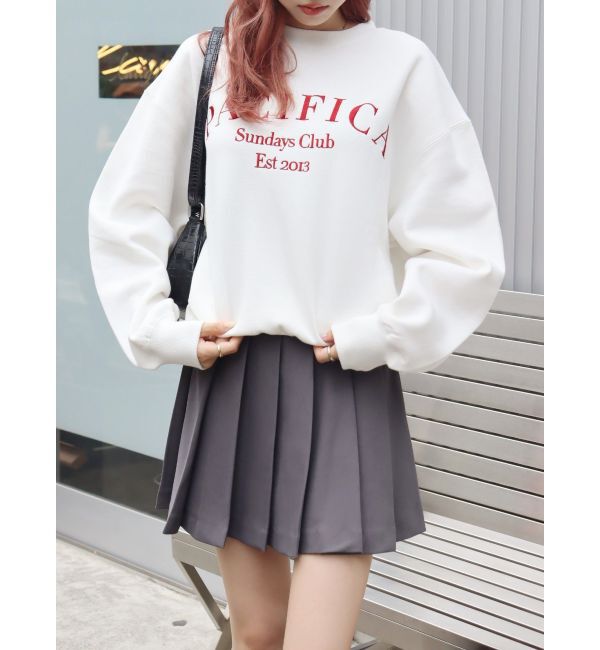 EVRIS「バックルデザインプリーツスカート」|スカート|