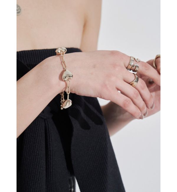 EVRIS「HEART MOTIFブレスレッド」|ブレスレット・バングル|