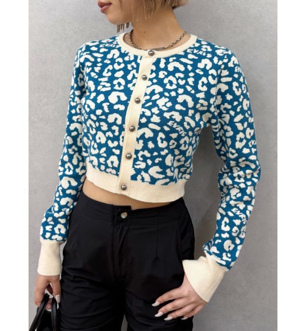 EVRIS「オリジナルレオパードカーディガン」|カーディガン|