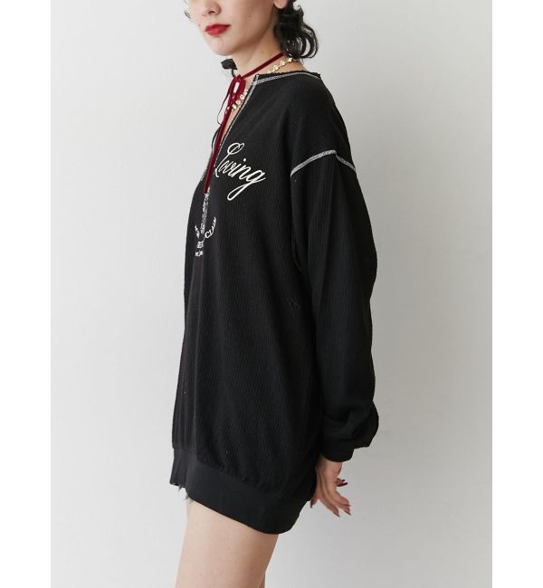 jouetie「ニットライクロゴプルオーバー」|Tシャツ・カットソー|