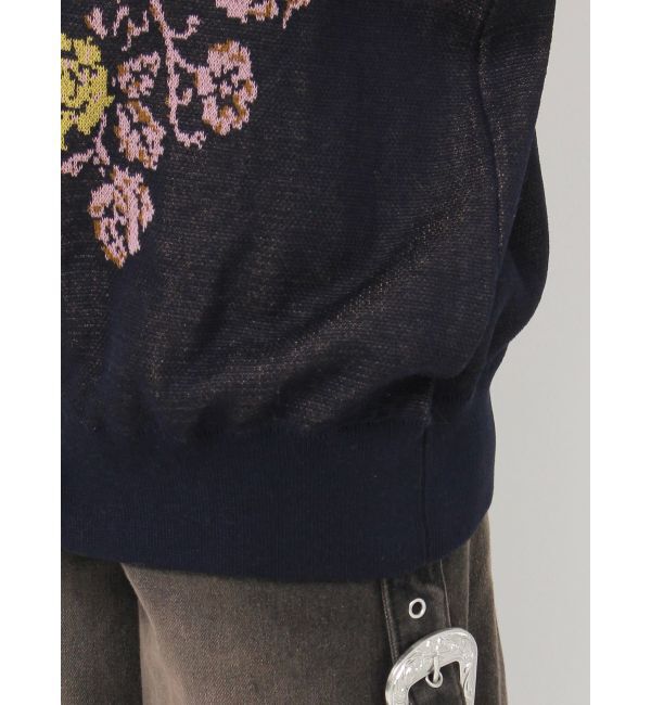 jouetie「ウエスタンライクジャガードルーズカーデ」|カーディガン|