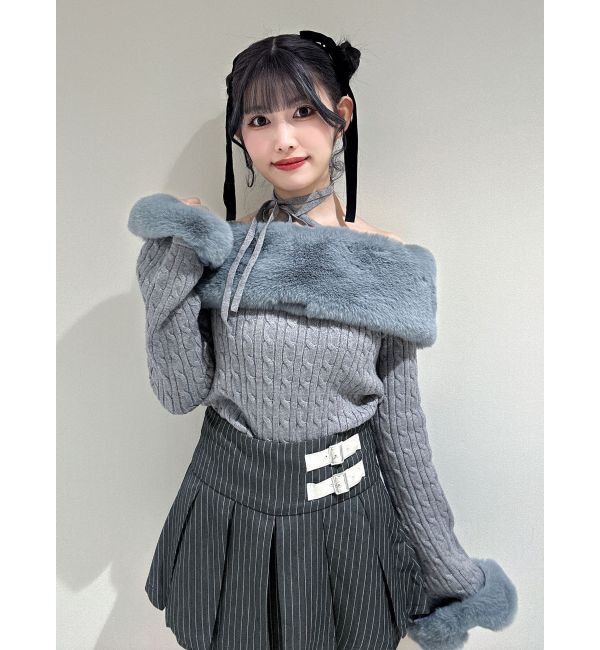 jouetie「ベルトプリーツミニスカパン」|スカート|