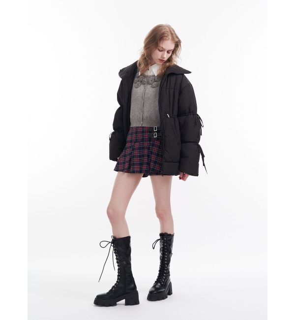 jouetie「ベルトプリーツミニスカパン」|スカート|