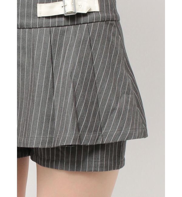 jouetie「ベルトプリーツミニスカパン」|スカート|