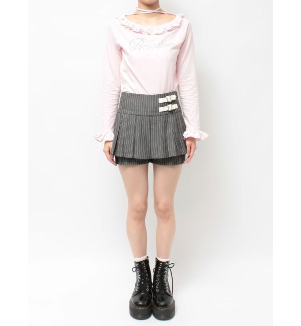 jouetie「ベルトプリーツミニスカパン」|スカート|