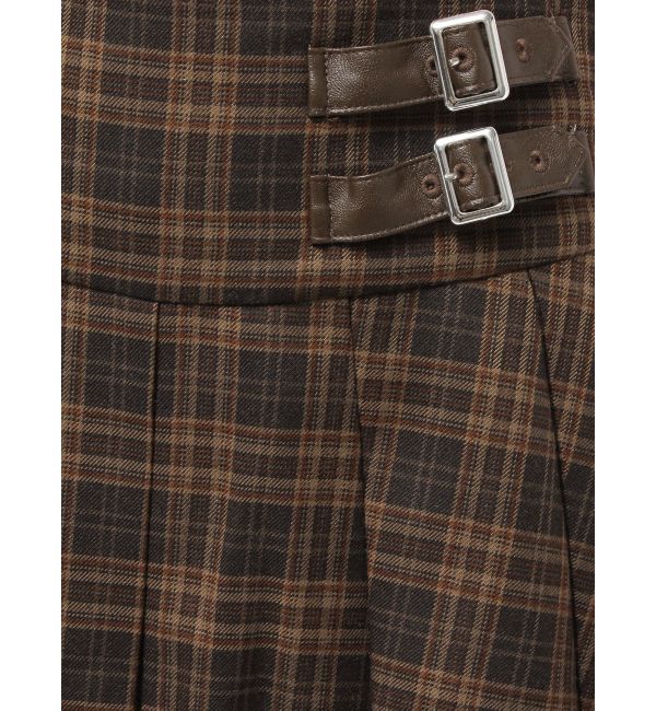 jouetie「ベルトプリーツミニスカパン」|スカート|