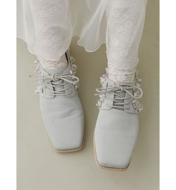 merry jenny「たっぷりリボンローファー」|ローファー|アイスブルー