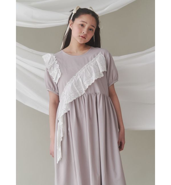 merry jenny「フリルコットンワンピース」|ワンピース|