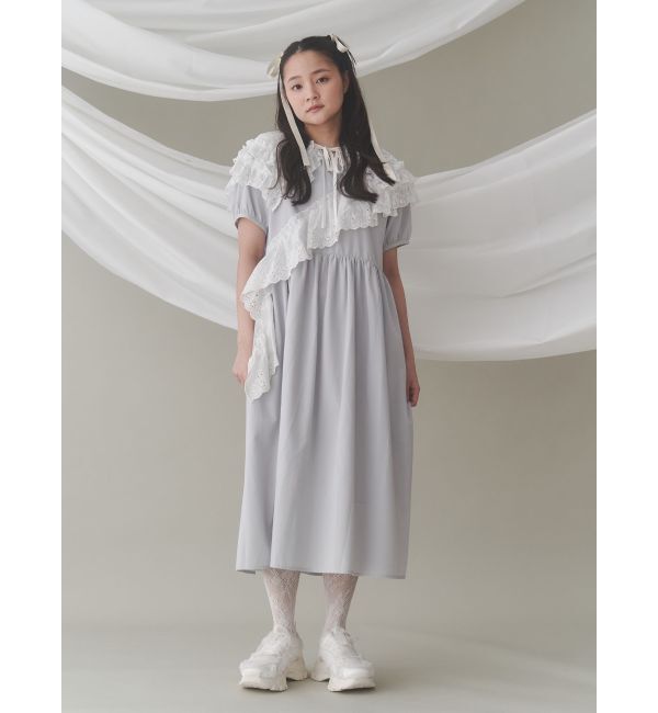merry jenny「フリルコットンワンピース」|ワンピース|