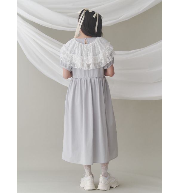 merry jenny「フリルコットンワンピース」|ワンピース|
