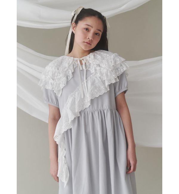 merry jenny「フリルコットンワンピース」|ワンピース|