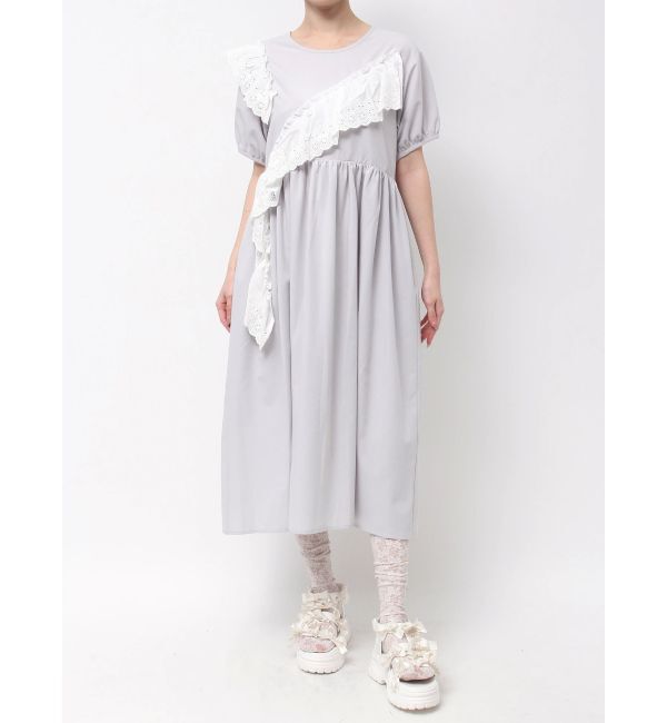 merry jenny「フリルコットンワンピース」|ワンピース|