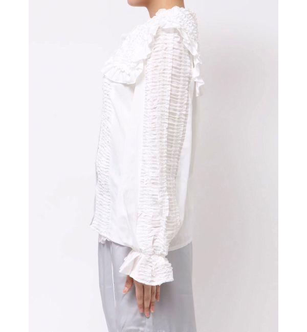 merry jenny「フリルギャザーブラウス」|シャツ・ブラウス|