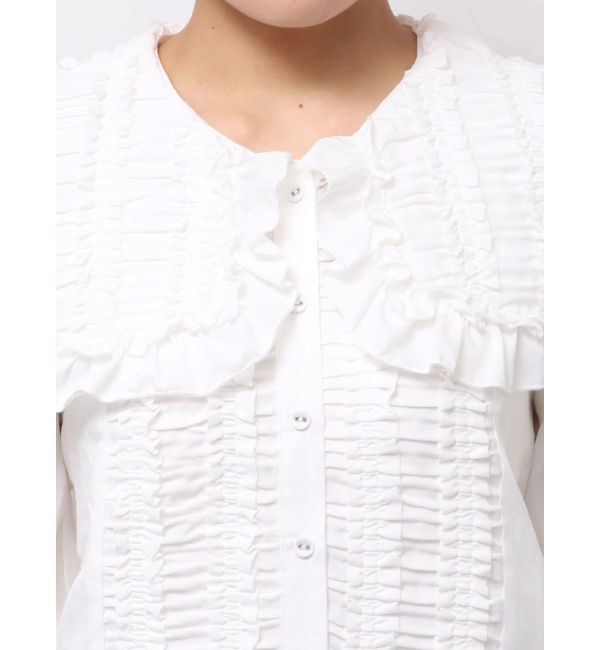 merry jenny「フリルギャザーブラウス」|シャツ・ブラウス|