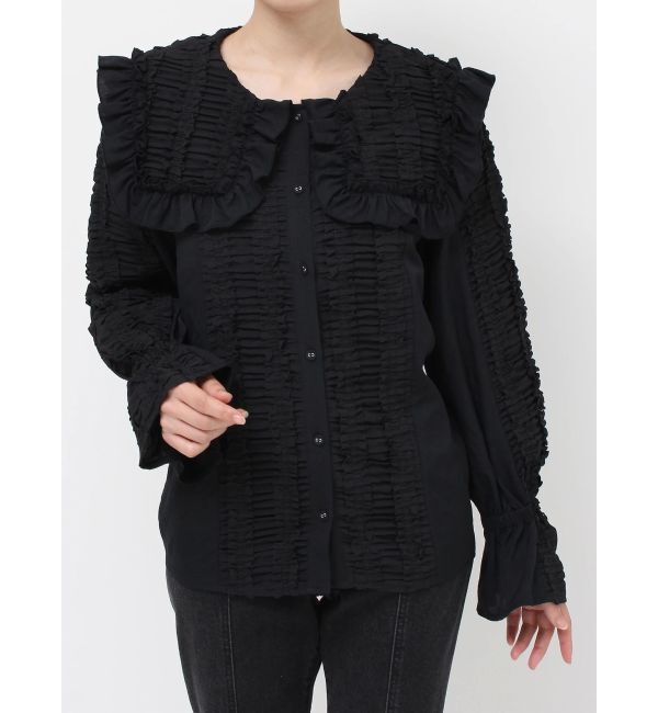 merry jenny「フリルギャザーブラウス」|シャツ・ブラウス|