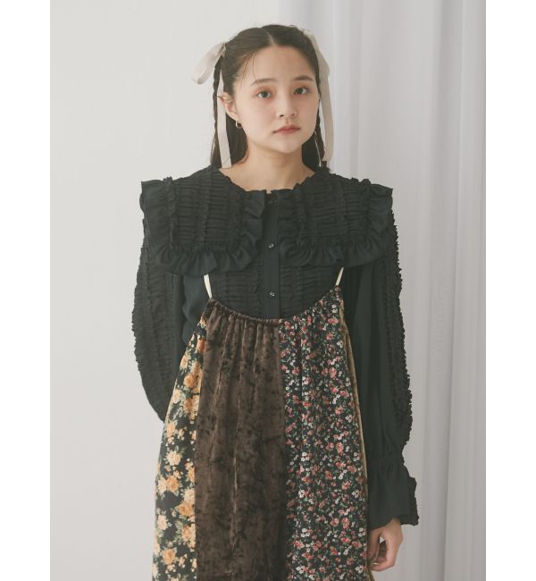 merry jenny「フリルギャザーブラウス」|シャツ・ブラウス|